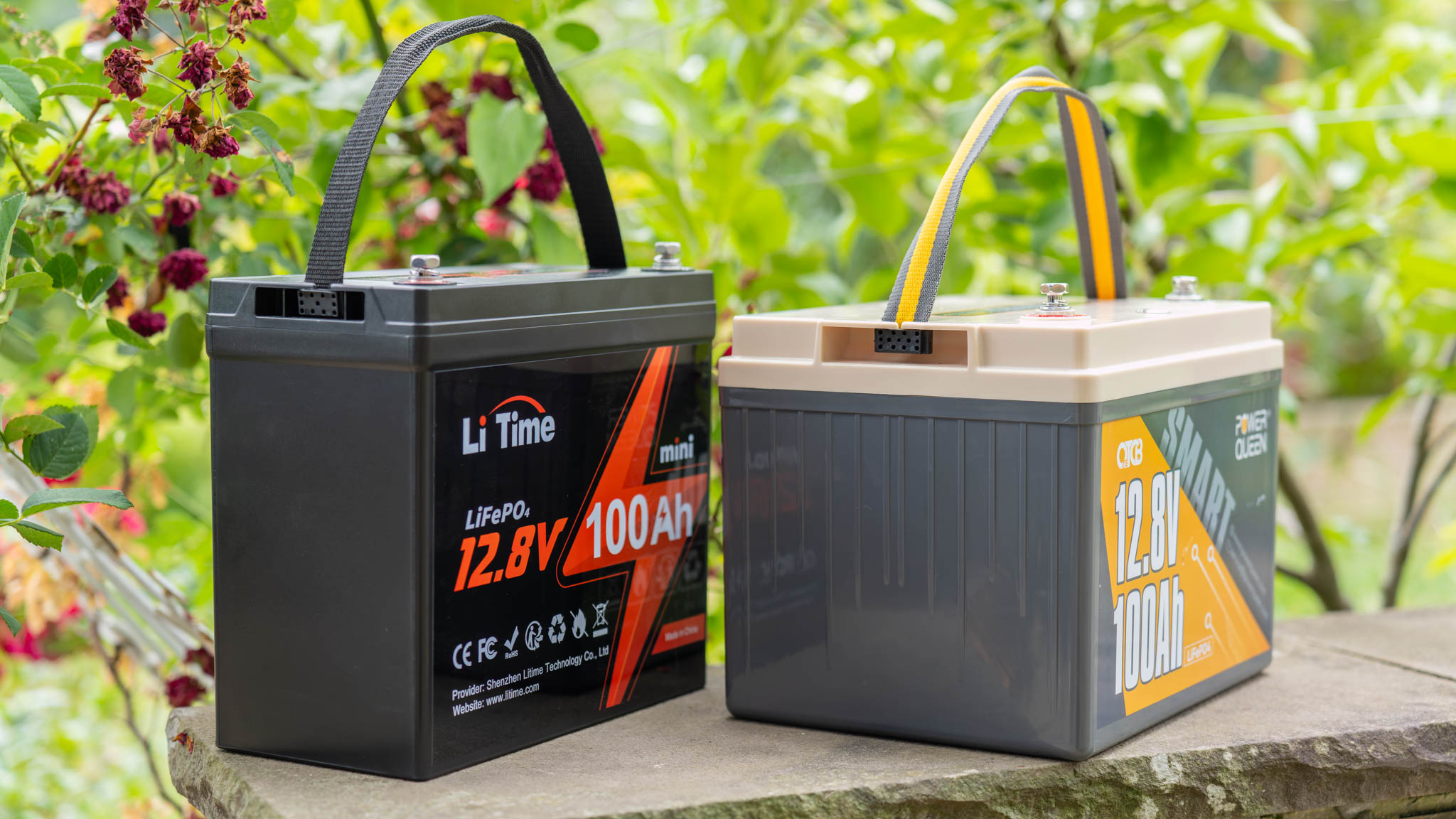 Redodo LiFePO4 12V 100Ah Mini Deep Cycle LiFePO4 Batterie | 1,28kWh & 1,28kW