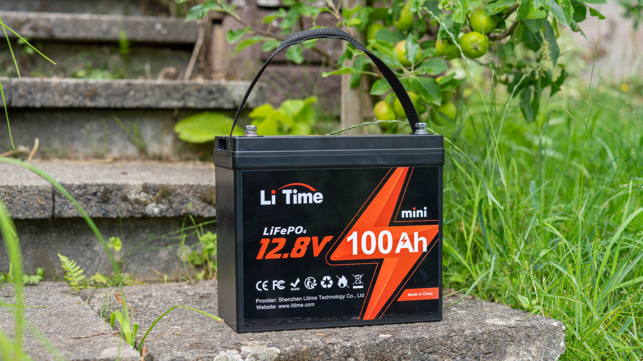 Redodo LiFePO4 12V 100Ah Mini Deep Cycle LiFePO4 Batterie | 1,28kWh & 1,28kW